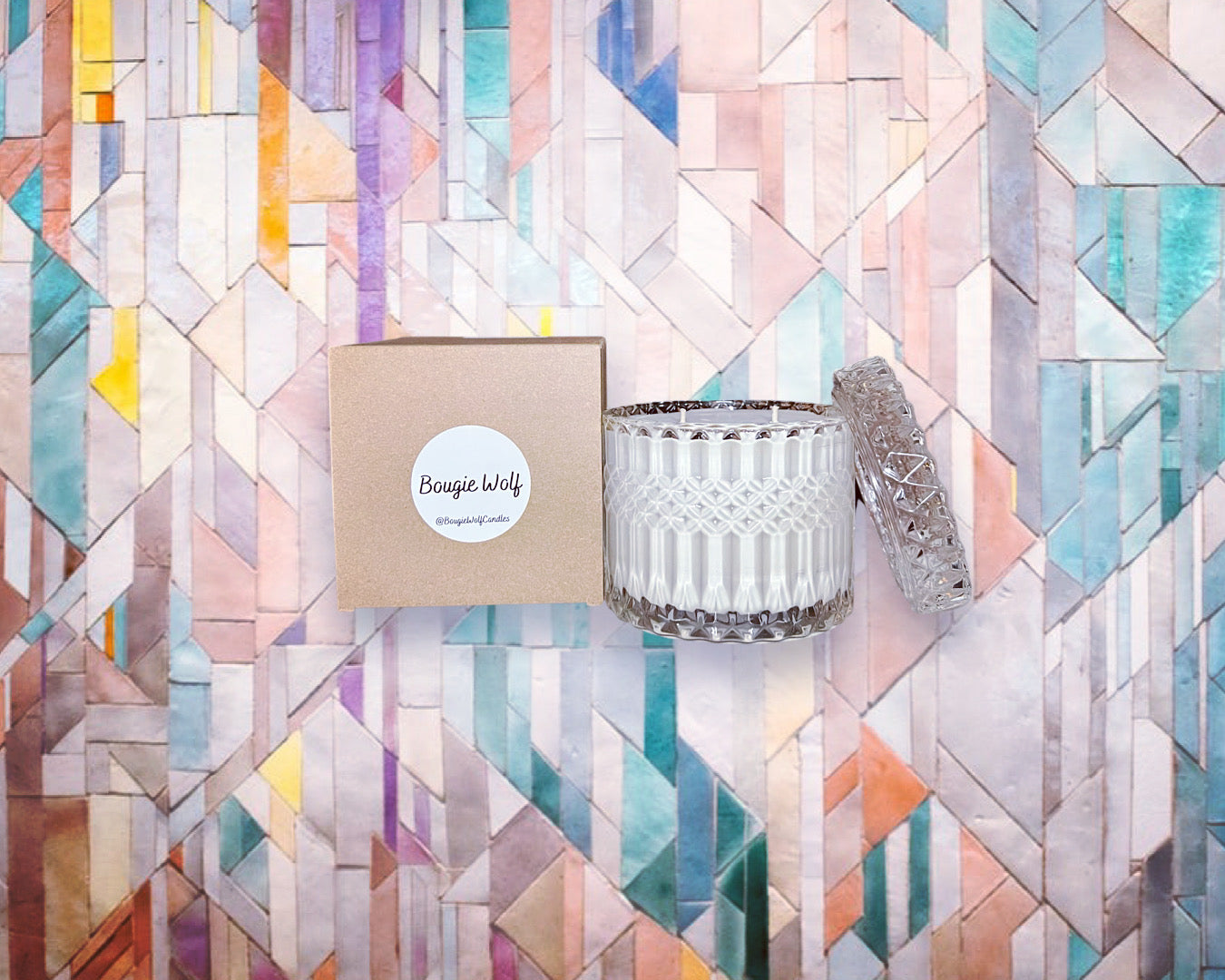 premium Australian brand melbourne, deluxe soy candle Bougie Wolf Candles, light throw, cotton, crystal cut, long lasting, best scent throw, mandala, better than glasshouse because they have a better scent throw. kakadu plum. crystal cut glassware best fragrance ever fruity passionfruit pash me handmade boutique australian made candles better than ecoya passionfruit kiss me wax cotton guava and lychee sorbet citrus white floral cassis tropical delicious decadent