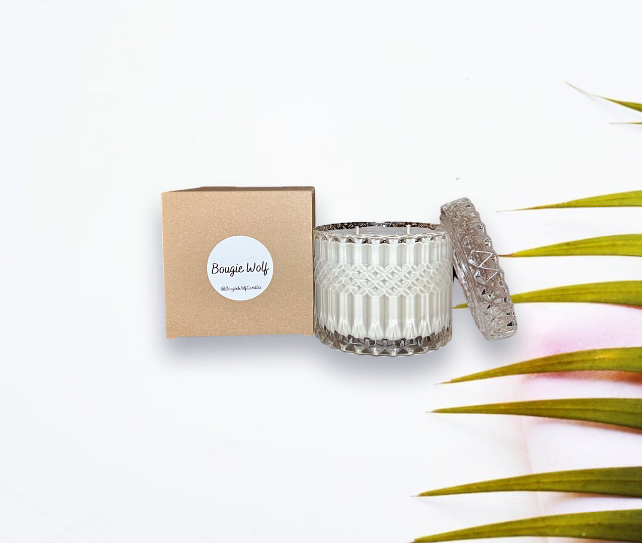 Premium Australian brand melbourne, wax deluxe soy candle Bougie Wolf Candles, light throw, cotton, crystal cut, long lasting, best scent throw, mandala, better than glasshouse because they have a better scent throw. lemongrass coconut luscious murphy's law calming coconut and lemongrass fragrance candles soy melbourne hand poured australia 